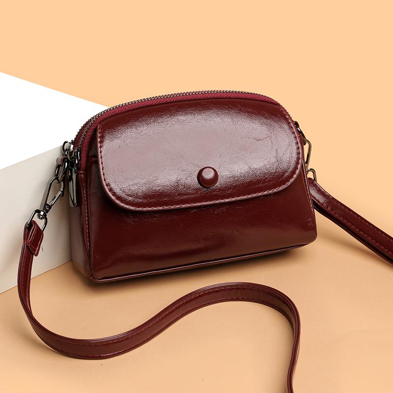 New Women's Shoulder Bag, High-quality UP Leather Crossbody Bag, Simple Shoulder Bag, Casual Handbag Suitable for Daily Use and Shopping