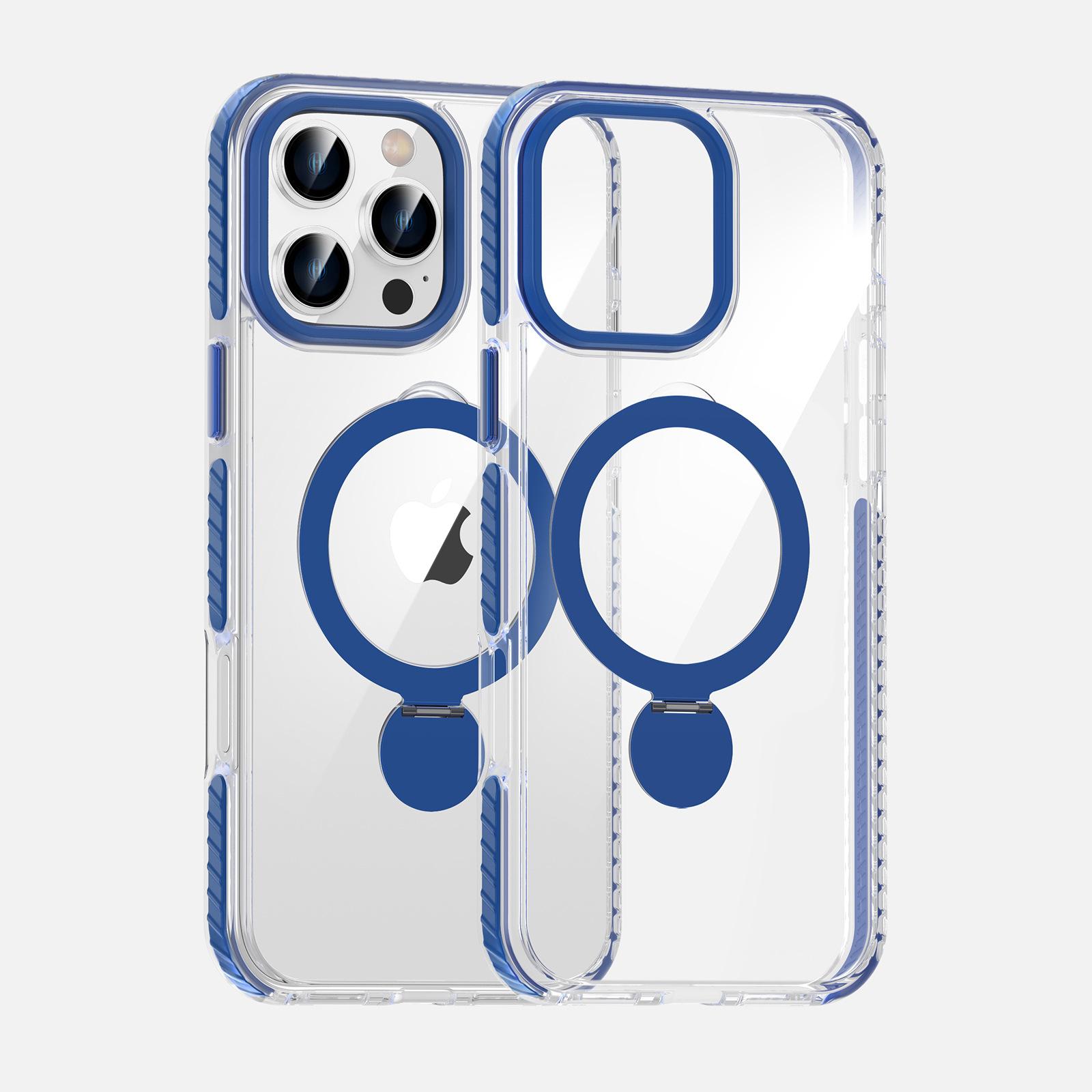 

Suitable for IPhone 16 Magnetic Phone Case 360 Degree Rotating Stand Apple 15 ProMax All Inclusive Anti Drop Protective Case iPhone12promax