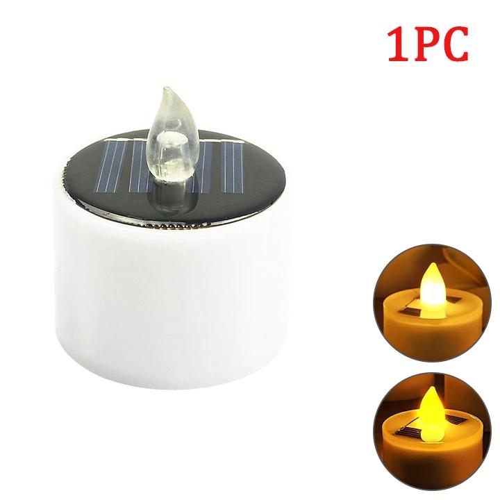 36pcs Solar Tea Light Led Candles Flameless Outdoor Waterproof Solar Tea Lights Rechargeable Candles for Party Garden Home Decor