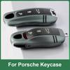 AABKQ1 Car Key Case Multi Colored Track For Porsche Mancan Panamera Cayenne 718 911 Boxster Cayman Key Cover Shell Replacement Kit