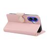 For iPhone 16 Case Zipper Wallet Leather Phone Cover with Wrist Strap