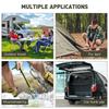 Mini Rubber Bungee Cords Extra Strong Bungee Straps Heavy Duty Elastic Tie Downs Straps For Tents Cargo Kayak Boat Tarp Luggage
