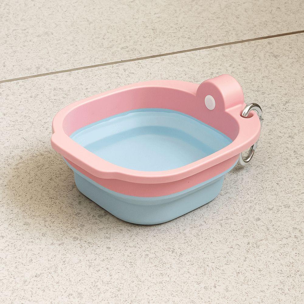 Portable Collapsible Dog Water Bowl Lightweight Pet Food Water Feeding Tray  Outdoor