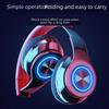 B39 Luminous Bluetooth Headset: Head-Mounted, Wireless, Foldable, Colorful Breathing Light, Heavy Bass Audio