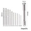 Wenge Wood Hand-Twisted Mini Drill for Precision Carving and Punching