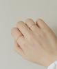 Alleun 14K 18K Cut Twist Gold Ring Layered Precious