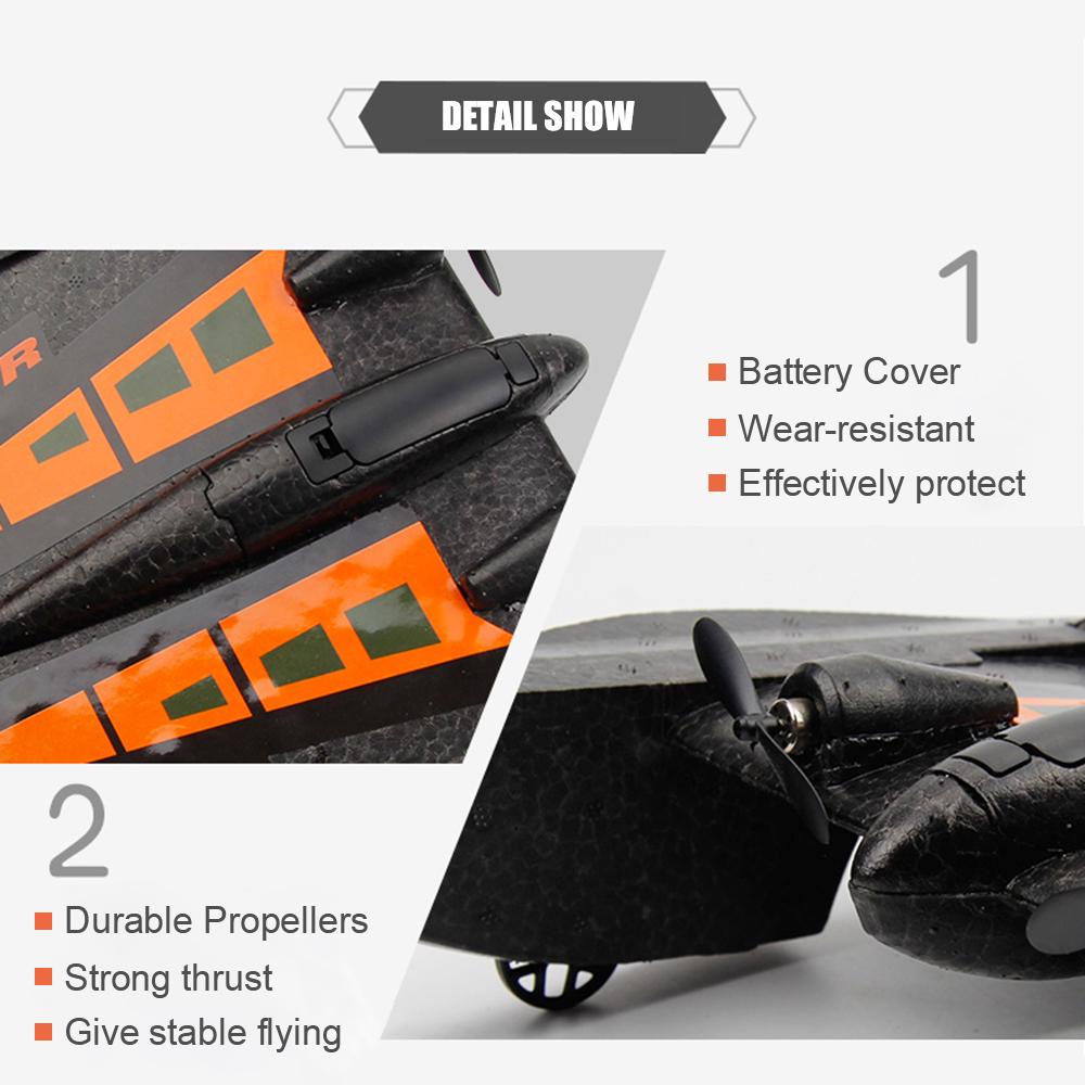 FX815 RC Plane Remote Control Airplane Ready To Fly 2.4Ghz 2 Channels EPP Foam Aircraft Model for