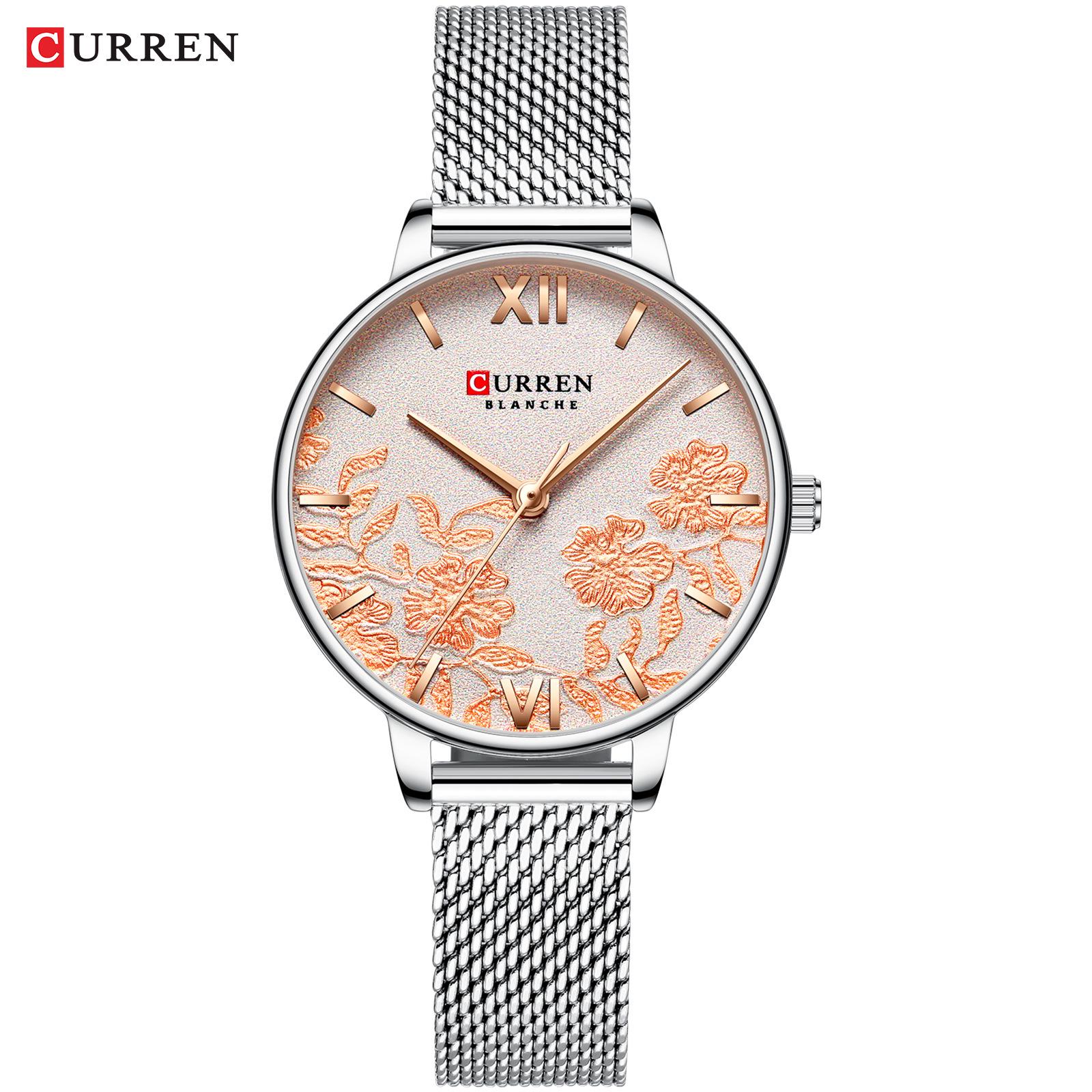 Curren 9065 Ladies Waterproof Mesh Quartz Watch