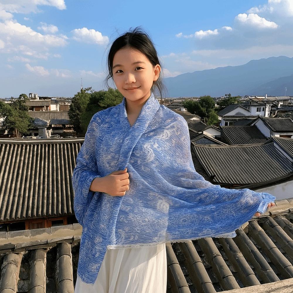 Sun Protection Paisley Shawl Floral Beach Scarf Fashion Sunscreen Shawl Beach