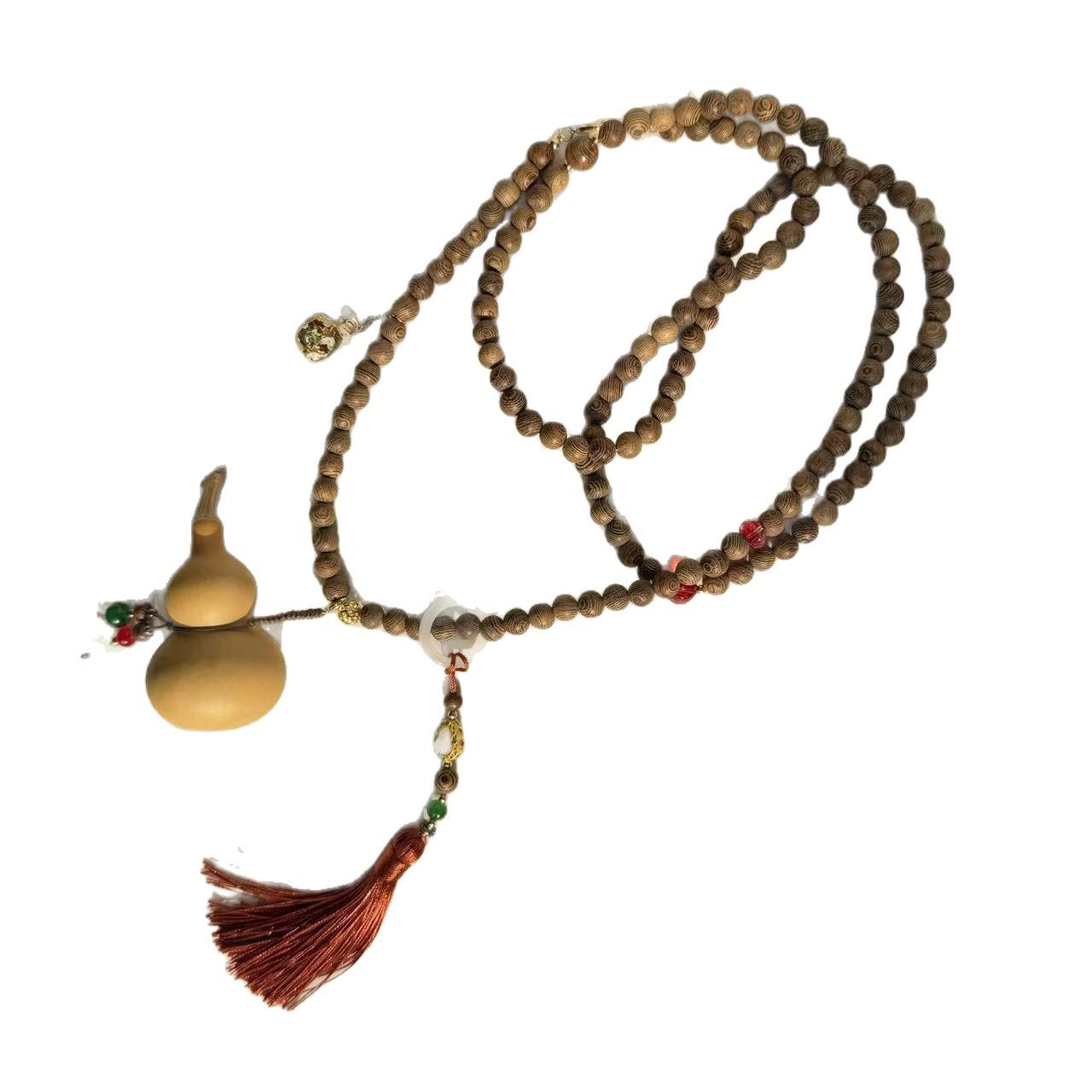 

Yingluo Chinese Gourd Pendant Crossbody & Sweater Chain Necklace