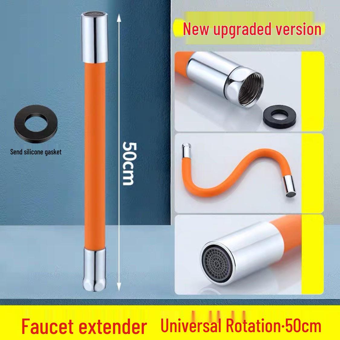 

Универсальный шланг-удлинитель для смесителя с защитой от брызг