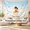 Custom Name Wall Hanging Tapestry,Dragon Ball Decorative Backdrop Tapestry For Dorm Home
