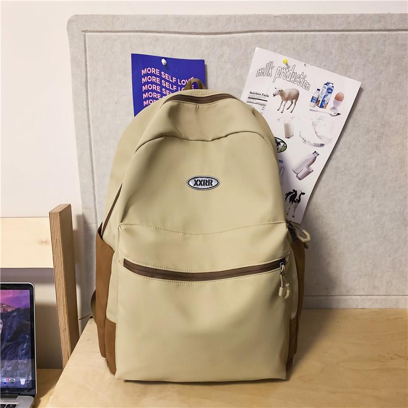 School bag School bag Female college student Versatile Harajuku simple backpack Girls commuting shopping small backpack