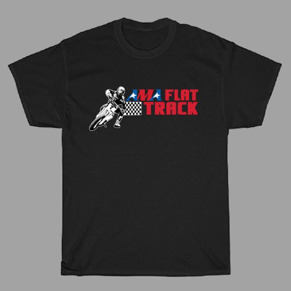 AMA Pro Racing Flat Track Men#039;s Black Size S to 3XL Unisex T-Shirt