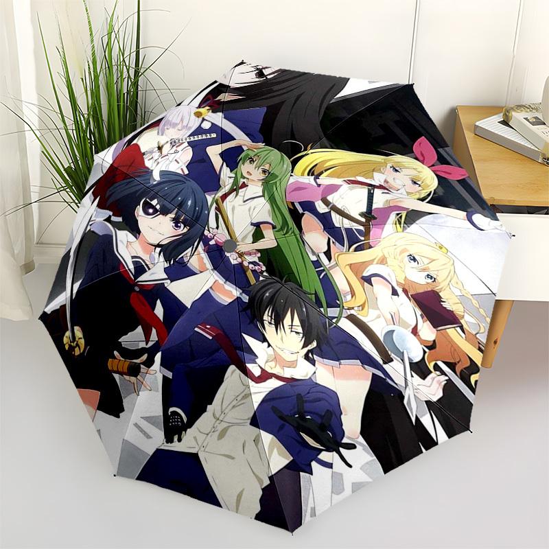 

1pc Kaguya-sama: Love Is War Outdoor Umbrella - Automatic Opening/Closing, Portable 3-Fold Design with 8-Bone Iron Frame, Perfect Gift for Fans, Trave