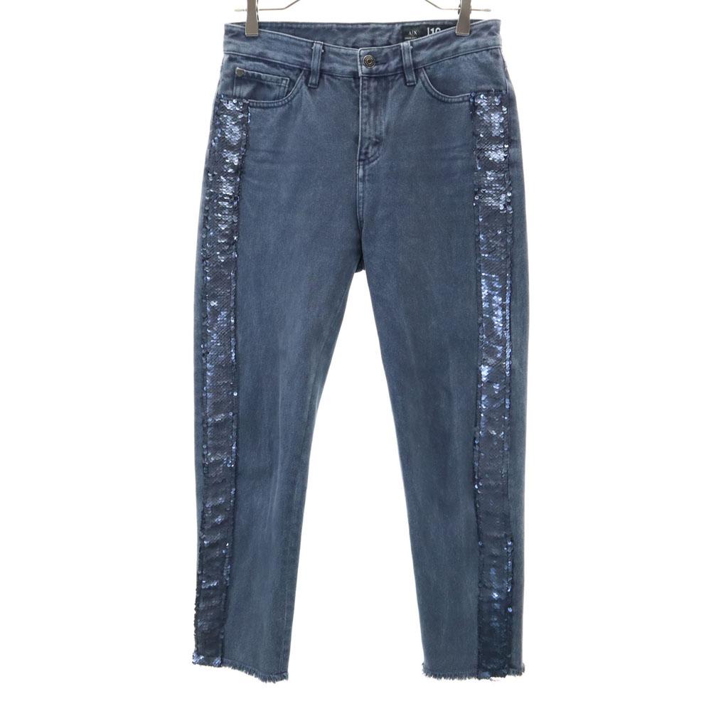 

ARMANI EXCHANGE Slim denim pants 25 Gray Women Used