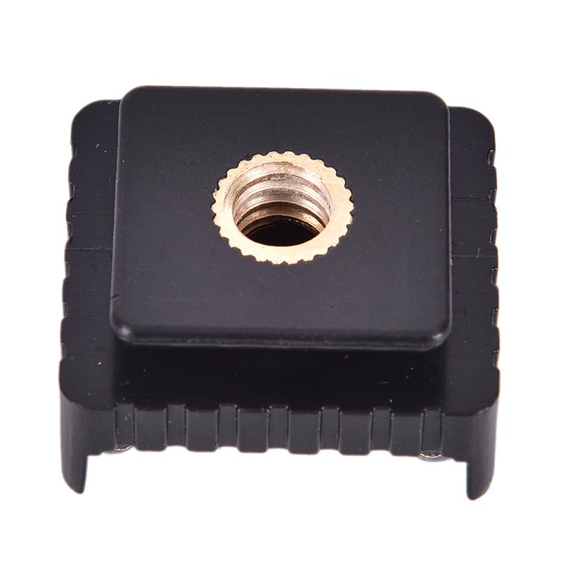 Adaptor de montare pentru suport Flash Cold Hot Shoe Șurub de 1/4" pentru trepied Studio Speedight