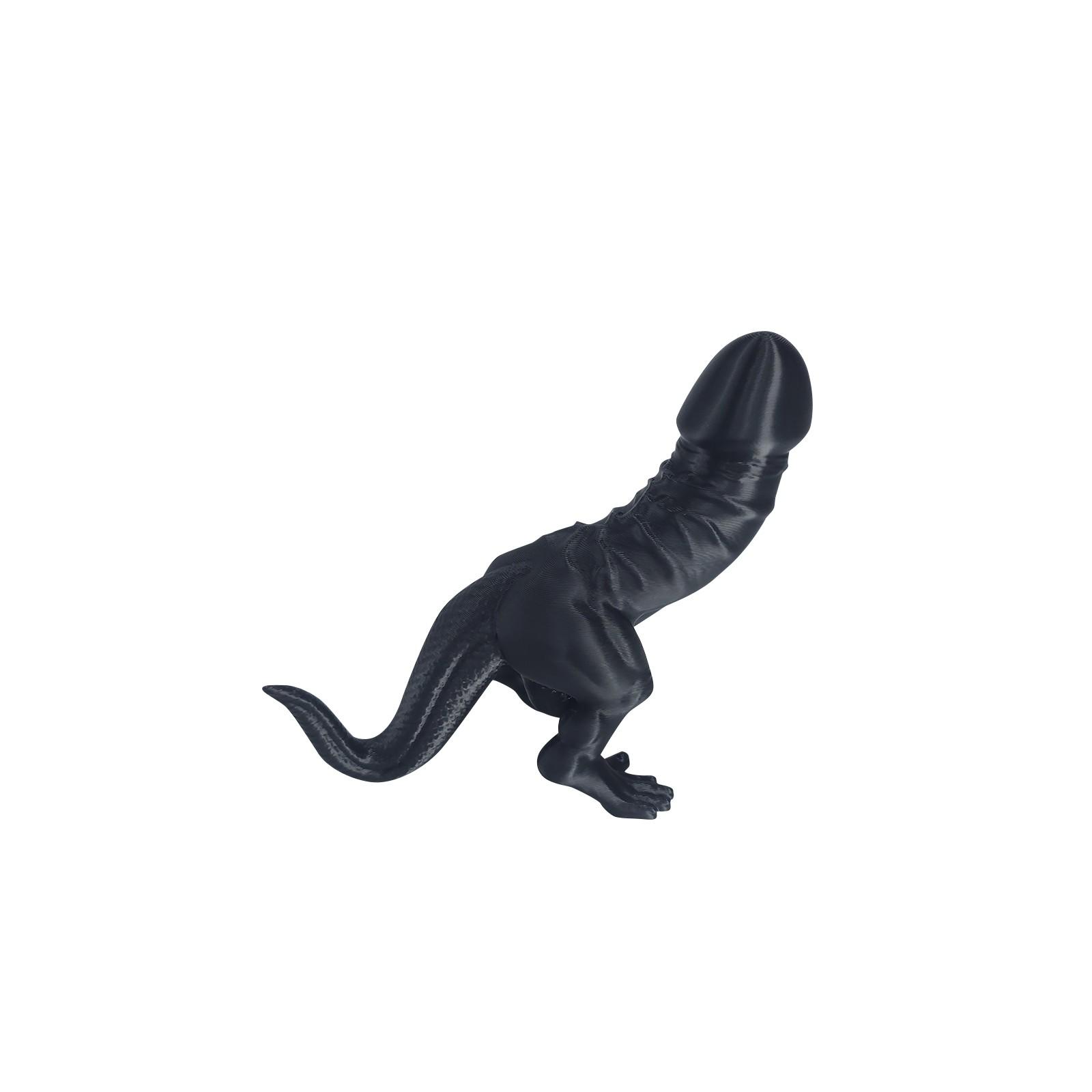 

Забавная декоративная игрушка-динозавр, напечатанная на 3D-принтере, предметы интерьера, забавный подарок для друзей One Size чёрный
