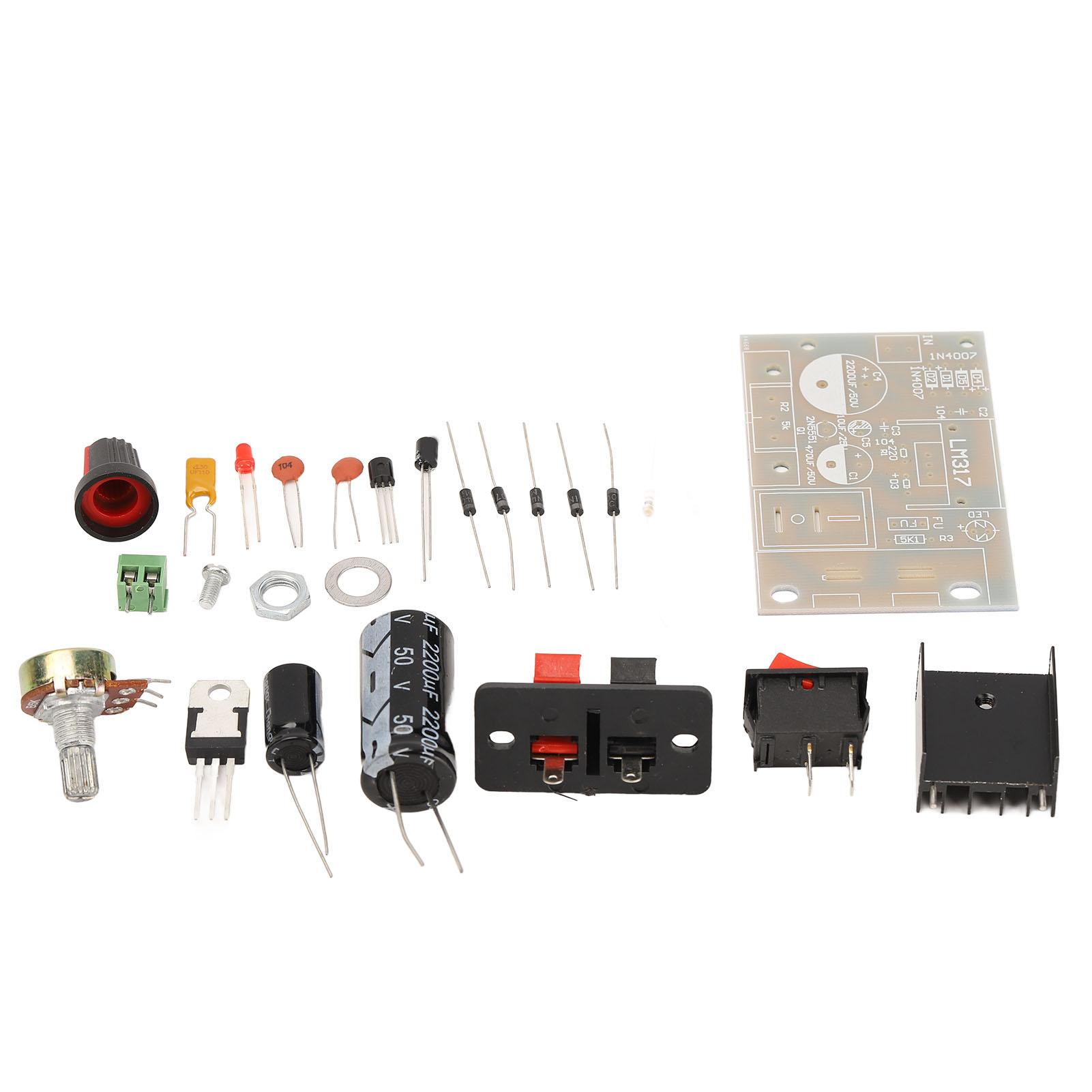 

Регульоване джерело живлення DIY Kit Регульована плата джерел живлення постійного струму із захистом від короткого замикання