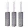 Pumice Toilet Cleaning Brush, Bathroom Descaling & Dirt Removal Tool, Yellow Grinding Stone Rod for Stains