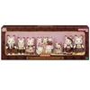 Sylvanian Families Doll Chocolat Rabbit Family Anniversary Set C-74 ST Mark Certified Ages 3 Up Toy Dollhouse EPOCH