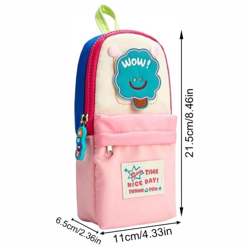 Cute Student-Style Pen Case, Pencil Pouch, Or Stationery Box With Large Capacity.