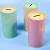 Round Tin Money Box and Pen Holder - Creative Cartoon Piggy Bank and Student Gift Prize