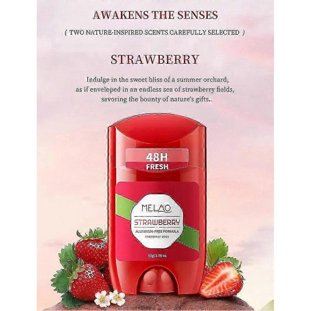 Deodorant Stick for Men & Women, 50g Roll-On Deodorant for Men, Aluminium Free Deodorant Stick, 48H Fresh, Long-Lasting Fragrance Perfume Quality Scen