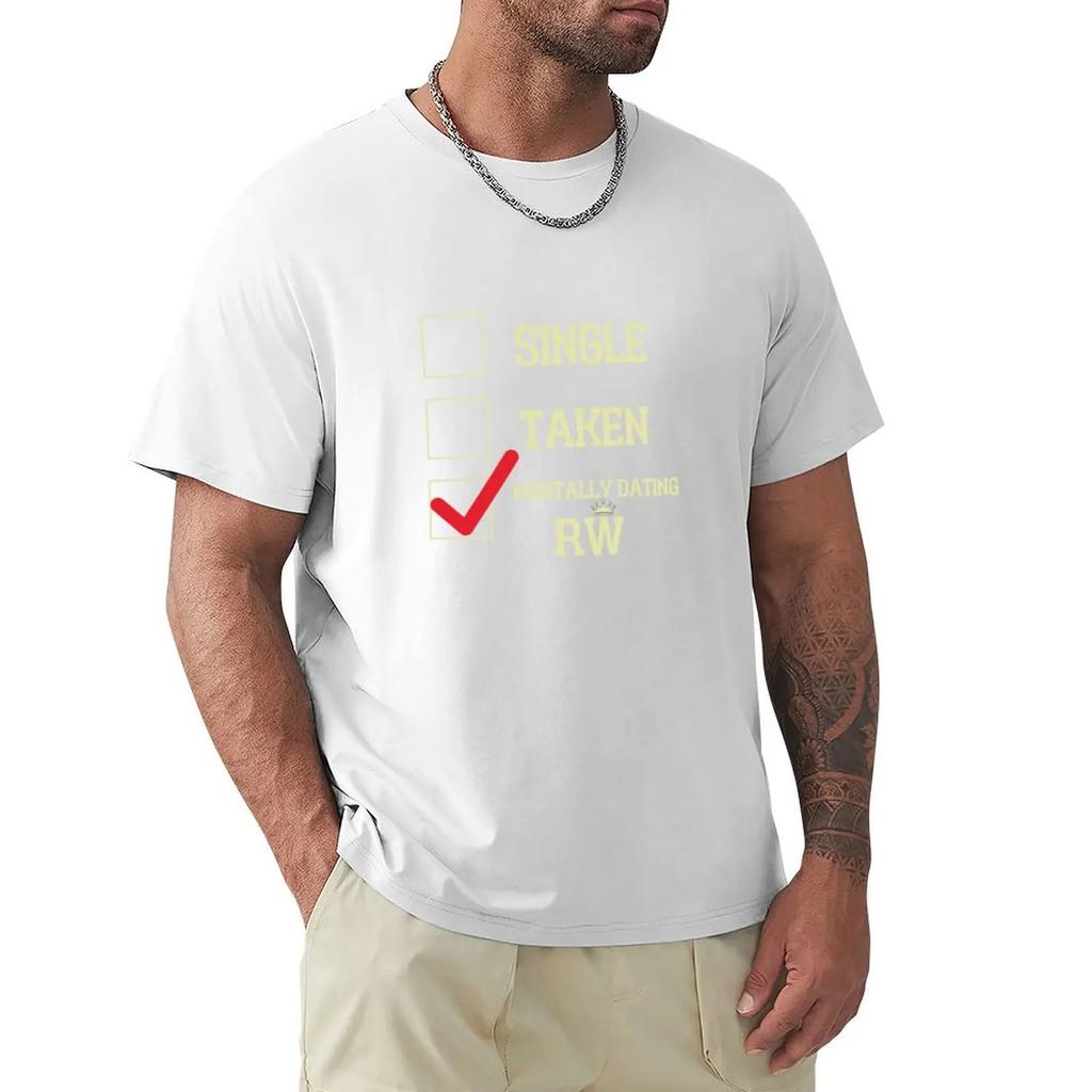 Mentally Dating Robbie Williams T-shirt Plain Quick-drying Heavy Weight T Shirts for Men