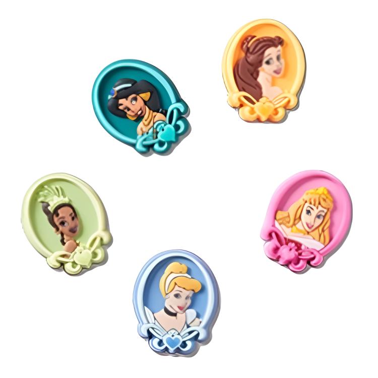 Crocs Disney Princess Five-Piece Set PVC Shoes Unisex Footwear Multicolor 10015074