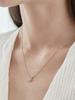One-Point Cubic Necklace C24NB115