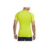 Nike Logo-Print Trainings Atmungsaktives Kurzarm Fitnessshirt Herren Tops Grün DD1993-321