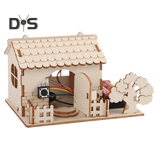 

Набор для самостоятельного изготовления дверного звонка STEM, деревянный научный проект для детей, электроника без пайки, обучающая игрушка, образовательный физический эксперимент для мальчиков и девочек Sets