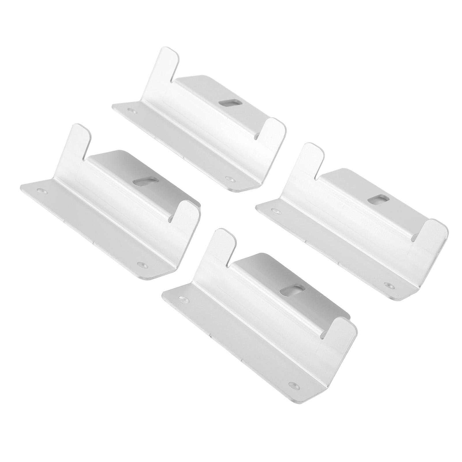 

4Pcs Solar Panel Mounting Z Bracket Kit Off Gird Roof Installation Set for RV Yacht Flat Roof