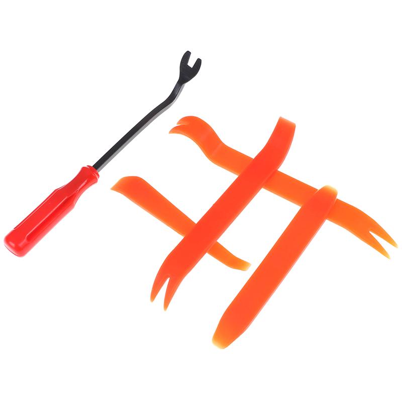 5 ks/sada Přenosná sada klipsů Odstraňovač plastových upevňovacích prvků Obecný nástroj na odstranění obložení dveří automobilu