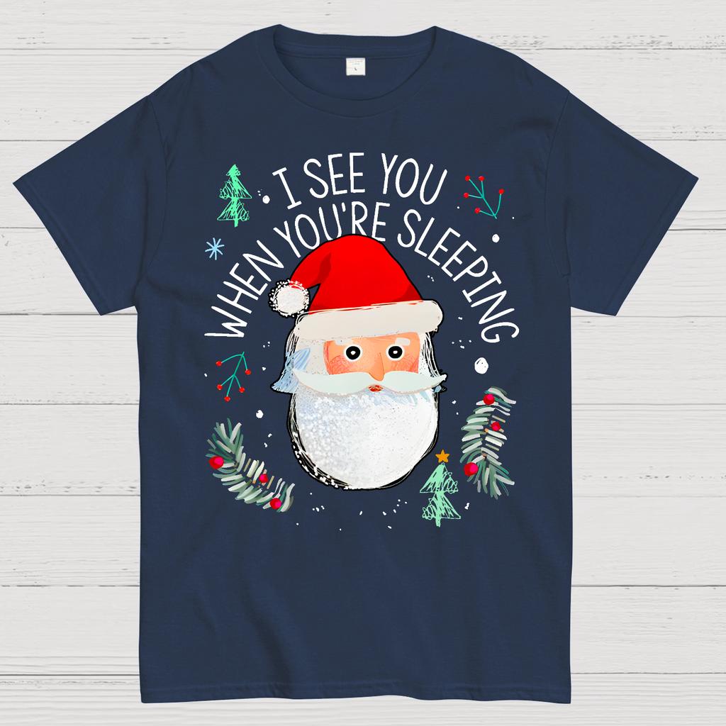 I See You When You're Sleeping Cotton Summer Casual Cool Loose T-Shirt