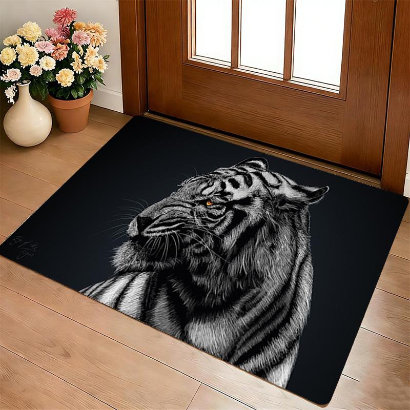 Tiger Art Living Room Nonslip Area Rug Soft Carpet For Bedroom Game Playroom Sofa Office Home Decor Doormat Christmas Gift C9302052