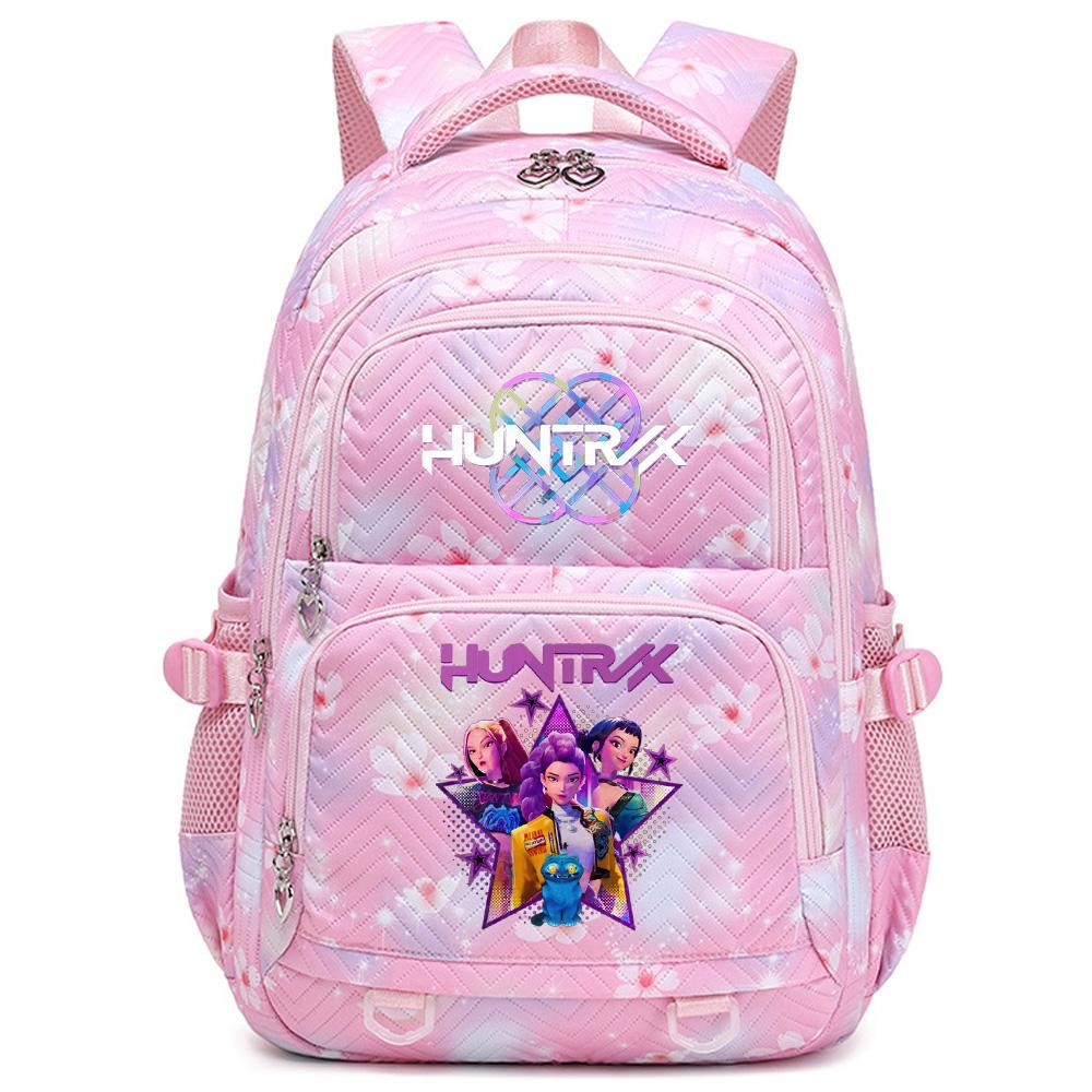 Cartoon K-Pop Printed Backpack Student Teenager Bookbag for Boy Girl Schoolbag Kid Gift Women Large Capacity Waterproof Travel Bag Mochila