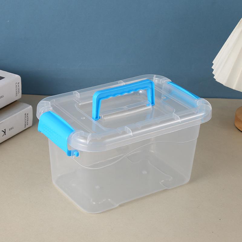 1,8 kg transparente staubdichte Aufbewahrungsbox für die Organisation von Spielzeug zu Hause