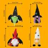 Witch Bat Facelesses Old Man Doll for Home Decoration Stylish Halloween Theme Accessories Festives Party Ornament