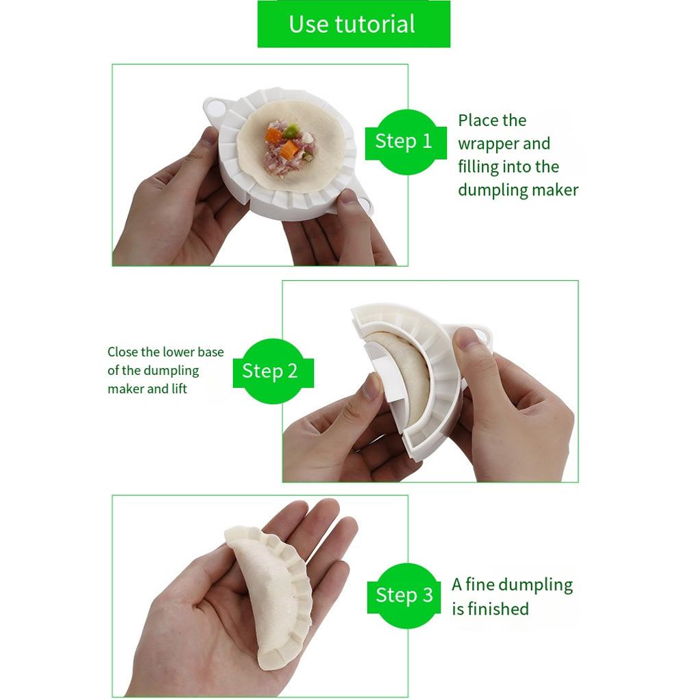 3 Pieces PP Dumpling Maker Replacement Hanging Smooth Household Kitchen Restaurant Cooking Mold Tool Accessories
