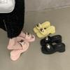 Fashion Shoes Ladies' Slippers Slipers Women Platform Shale Female Beach On A Wedge 2025 Sabot Summer Slides On A Wedge Shoes House Slip
