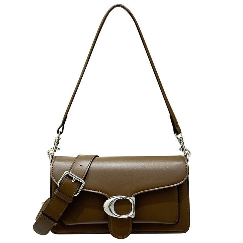 2025 One-shoulder Cross-body Bag High-end Leather All-matching Fashionable Small Square Popular Underarm