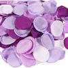 200Pcs Purple White Rose Petals for Wedding Lavender Purple Silk Petals Wedding Aisle Decor Flower Girl Scatter Petal for Valentine's Day Flower