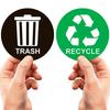 Trash Bin Stickers Waterproof Recycle Bin Vinyl Decals Separate Trash Dustbin Car Trash Bin Garbage Cans Kitchen Accessories