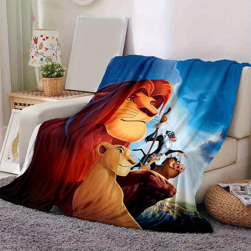 

1pc. Cartoon Lion King Blanket, Soft and Cozy Home Decor for All Seasons, Perfect Gift for Animal Lovers, Vibrant Colors and Detailed Charac 100x150cm