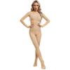 Womens Glossy Unitard See-through Stretchy Bodystocking Long Sleeve Bodysuit Valentines Day Nightwear