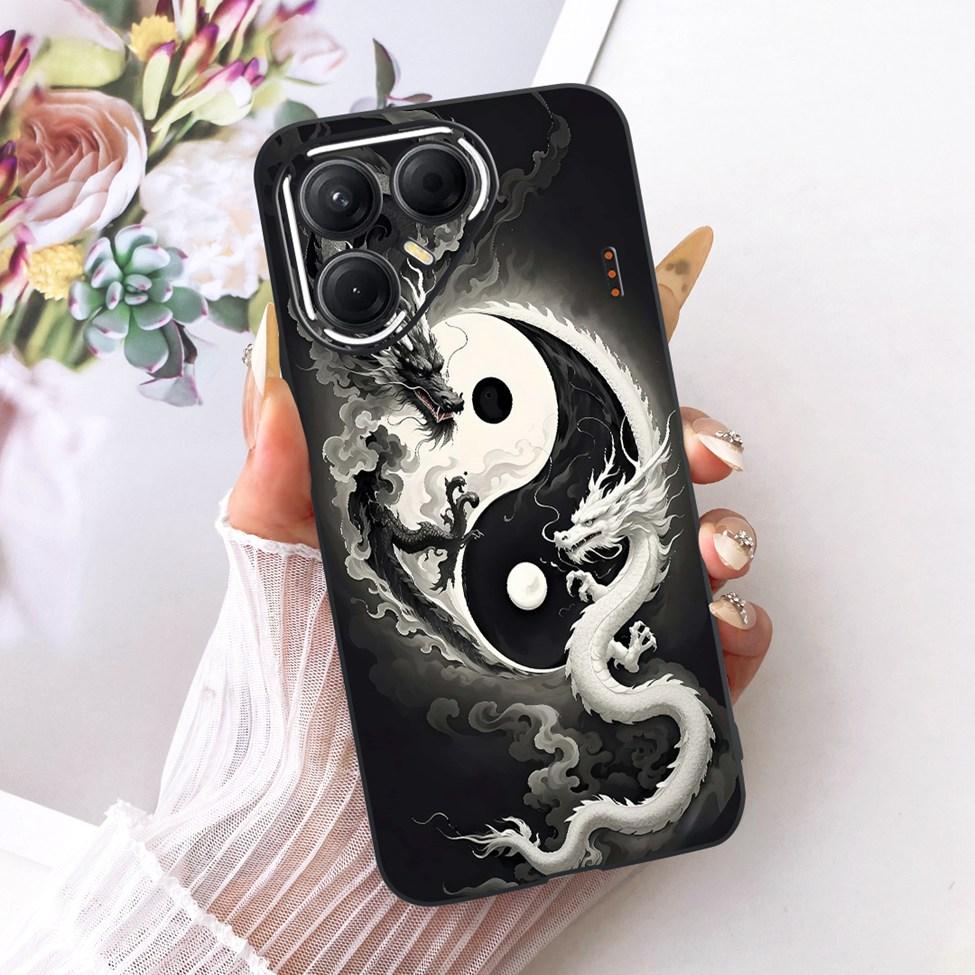 Phone Case For Tecno Pova 7 5G Cover Silicone Cute Cat Fashion Funny Painted Casing For Tecno Pova7 5G LJ7