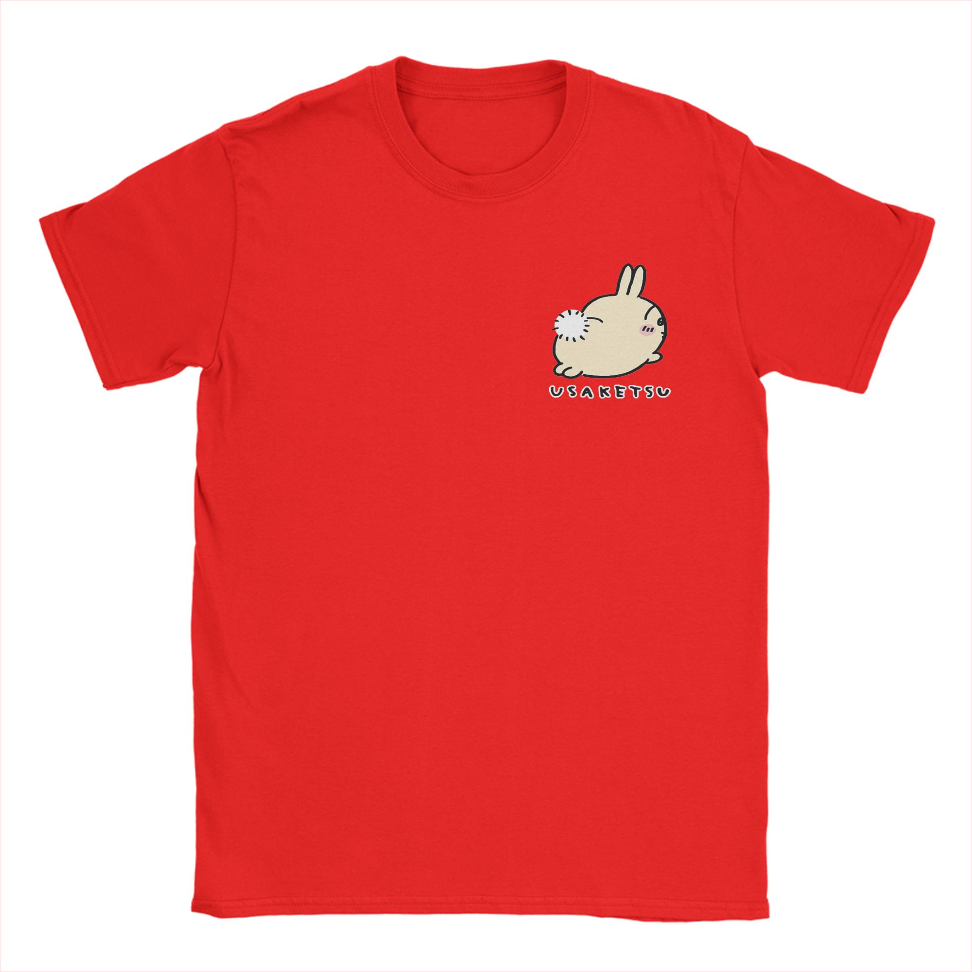 

Chiikawas Usaketsu T Shirt Men Cotton Vintage TShirt Crewneck Tee Shirt Short Sleeve Clothes Summer S