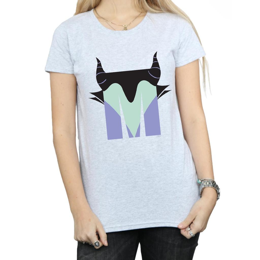 Disney Womens/Ladies Alphabet M Is For Maleficent Cotton T-Shirt